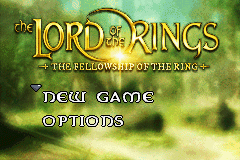 Lord of the Rings Fellowship of the Ring screenshot 2 for GameBoy Advance
